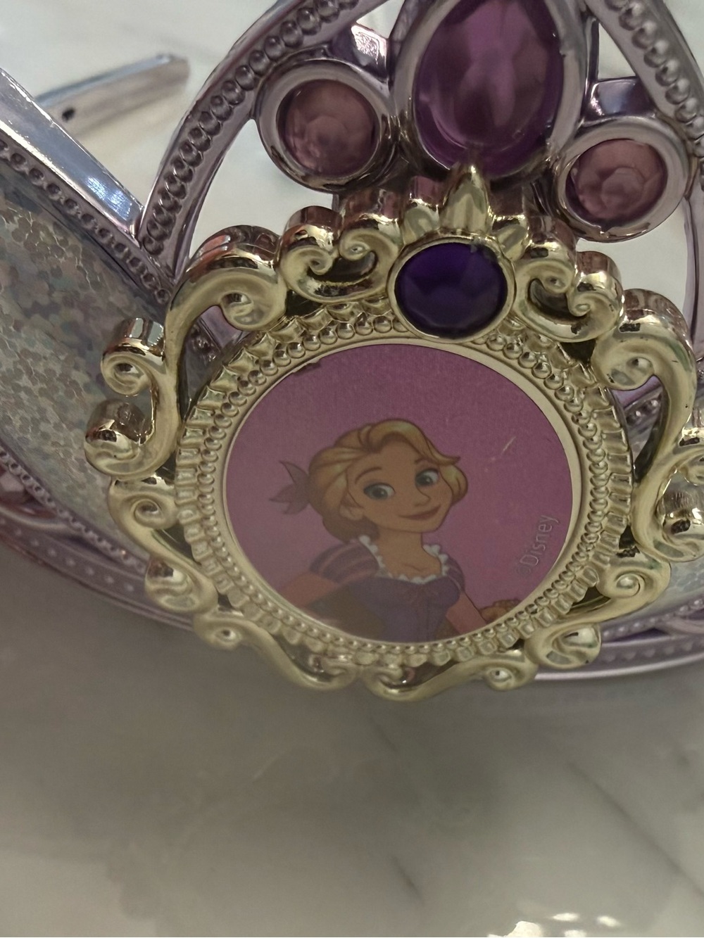 Disney Rapunzel Princess Dress Tiara & Wand Set. EUC. - Picture 8 of 11